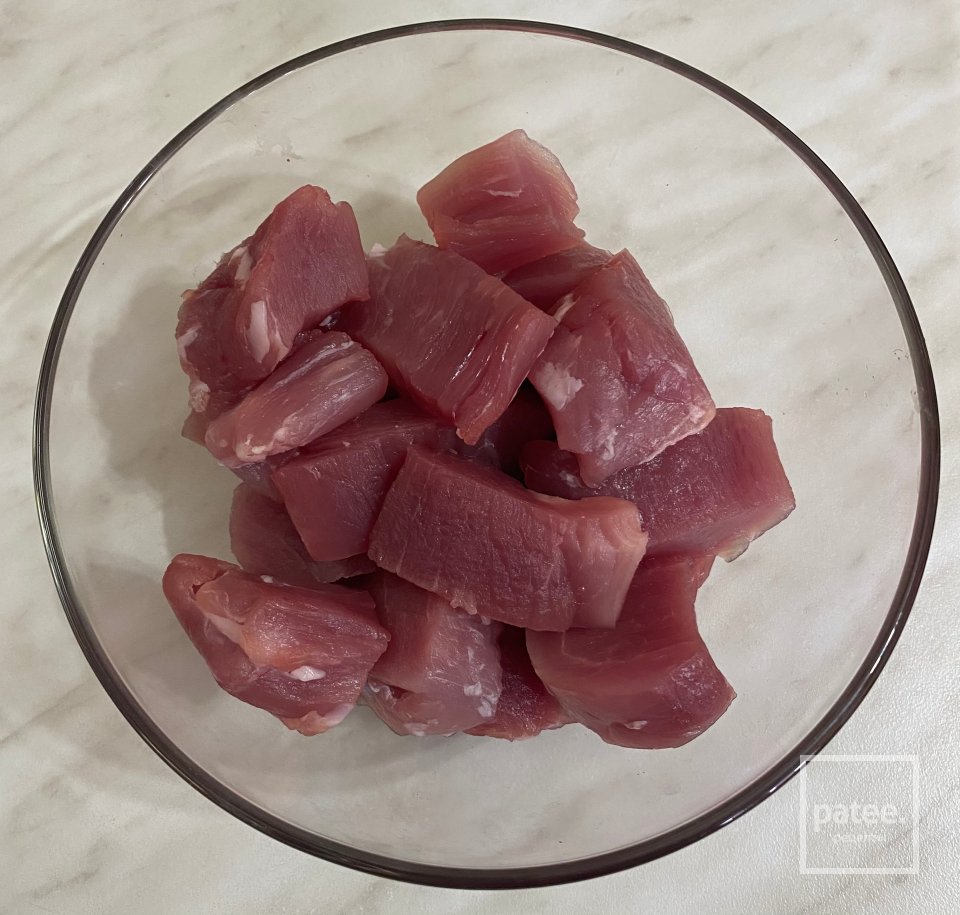 Шашлычки из свинины с молодым картофелем в цитрусовом маринаде в духовке - Шаг 1