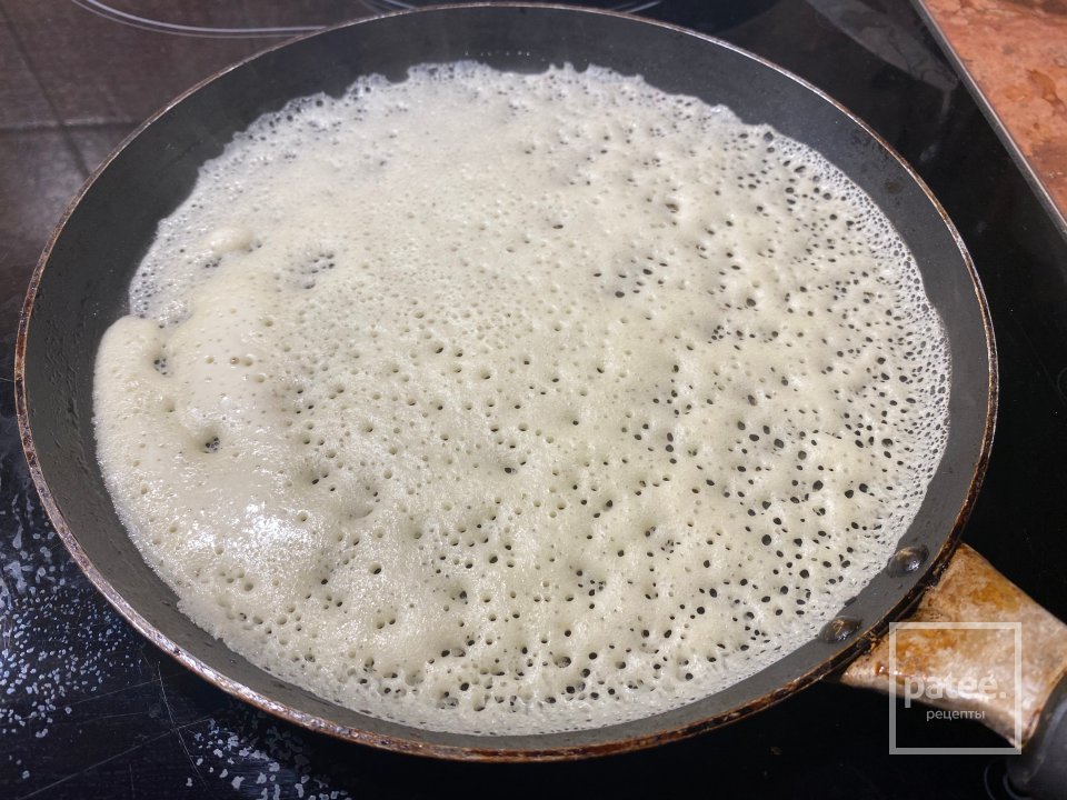 Блины с крабами - Шаг 8