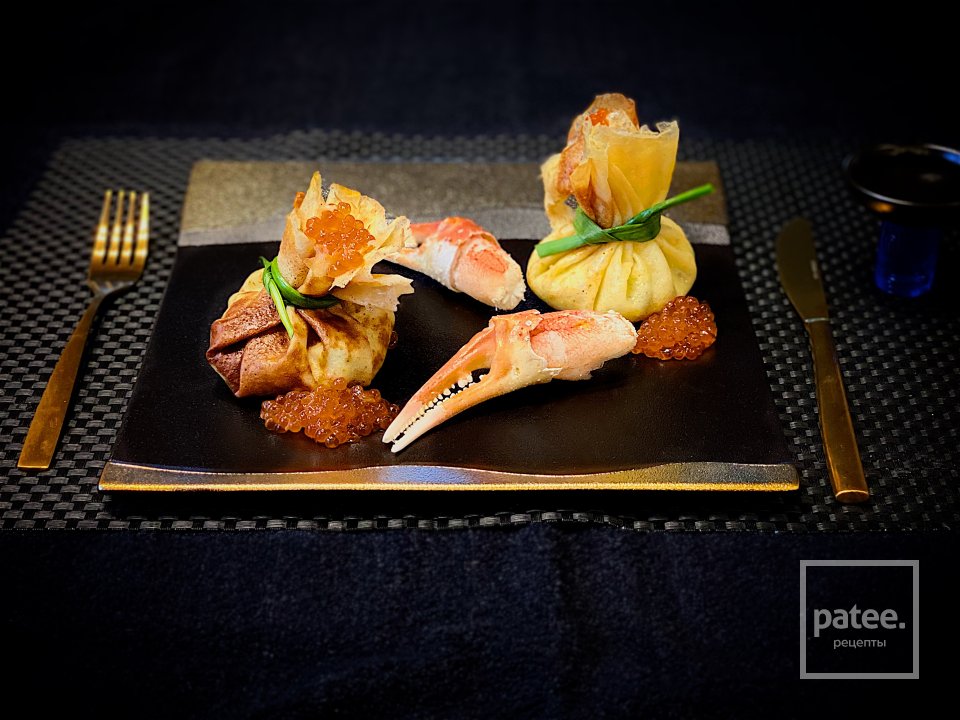 Блины с крабами - Шаг 10