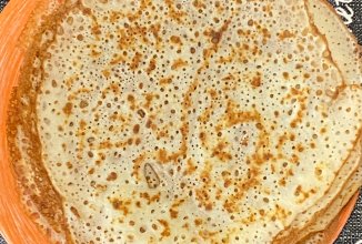 Ажурные блины на молоке