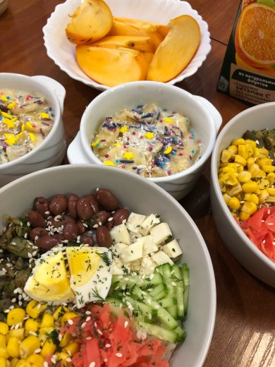 Боул с овощами и сладкий десерт - Шаг 1