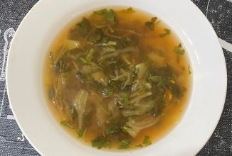 Необычные щи из квашенной капусты постный рецепт