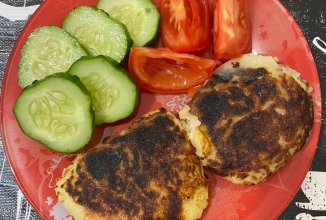 Постные картофельные котлеты  🥔