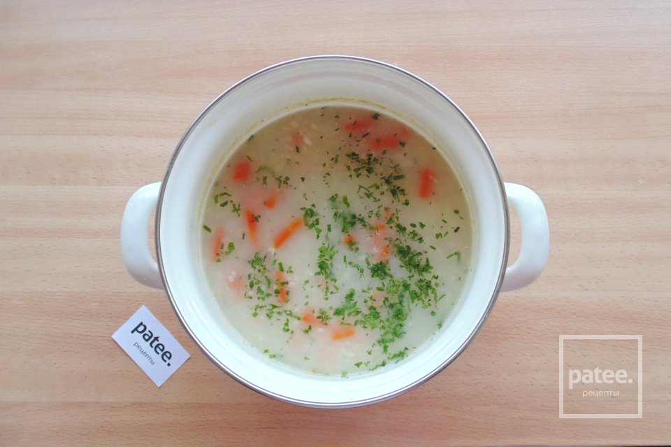 Овсяный суп с куриным филе - Шаг 8