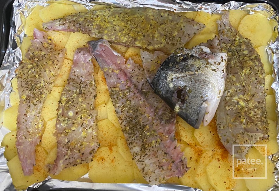 Дорадо на картофельной подушке - Шаг 6