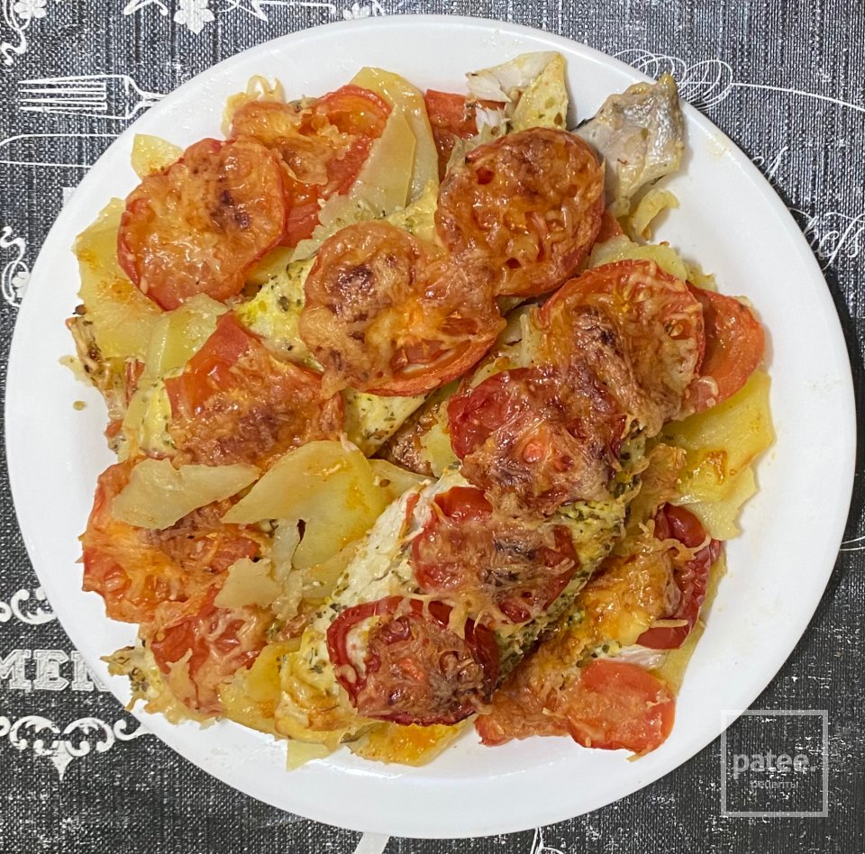 Дорадо на картофельной подушке - Шаг 9