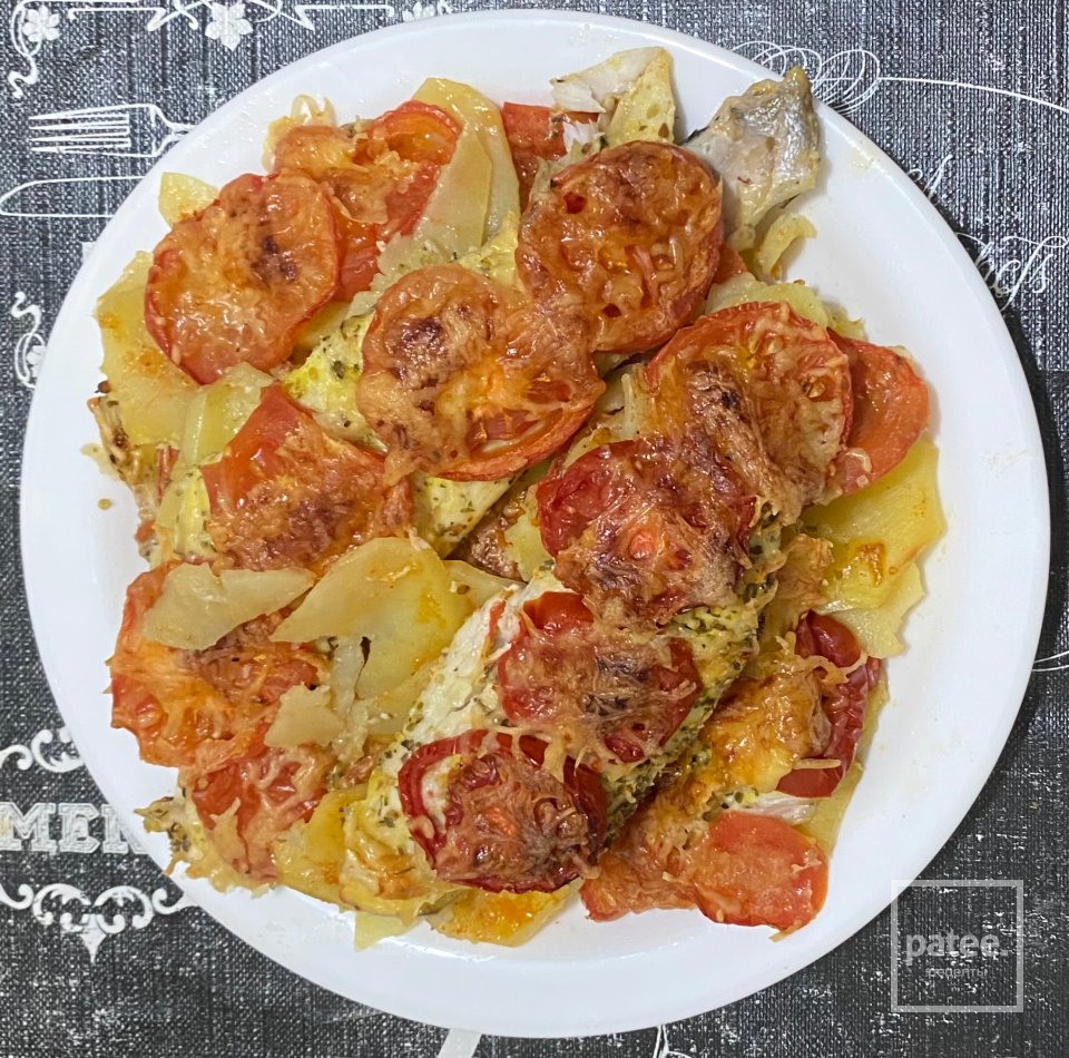 Дорадо на картофельной подушке - Шаг 10