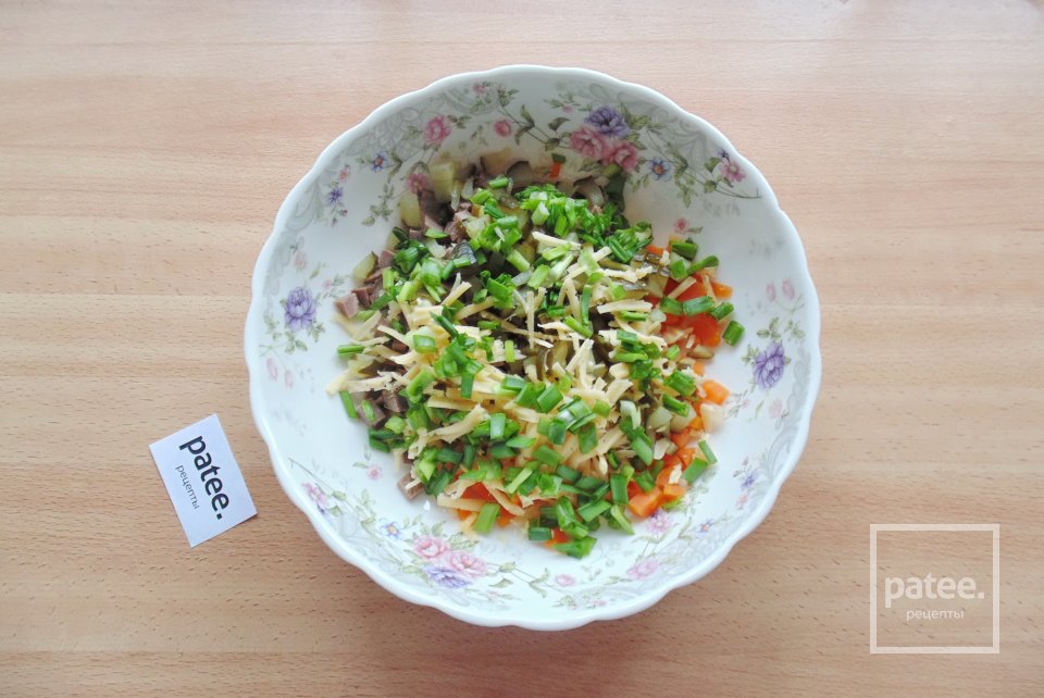 Салат из свиного языка - Шаг 6