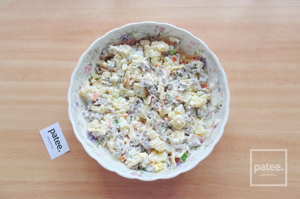 Салат из свиного языка - Шаг 11