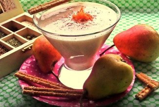 Смузи Яблоко + груша + морковь.