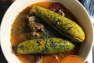 Говяжий соус с кабачками