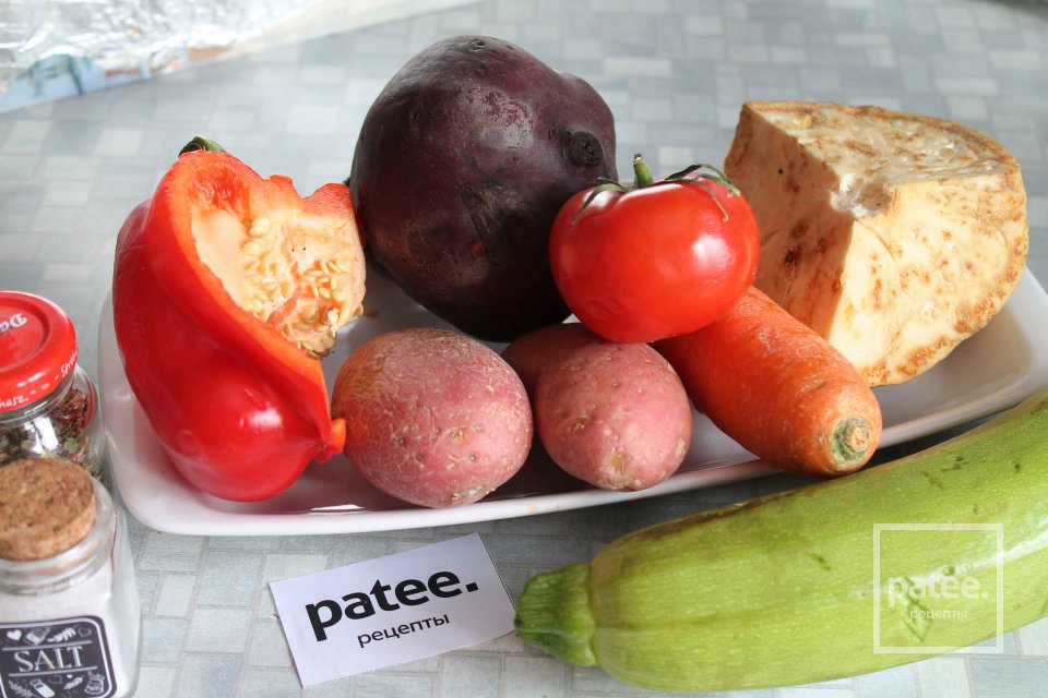 Крем-борщ на курином бульоне - Шаг 1