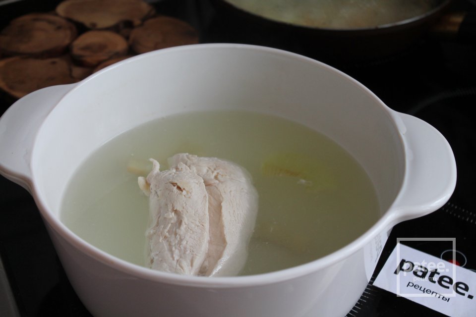 Крем-борщ на курином бульоне - Шаг 8