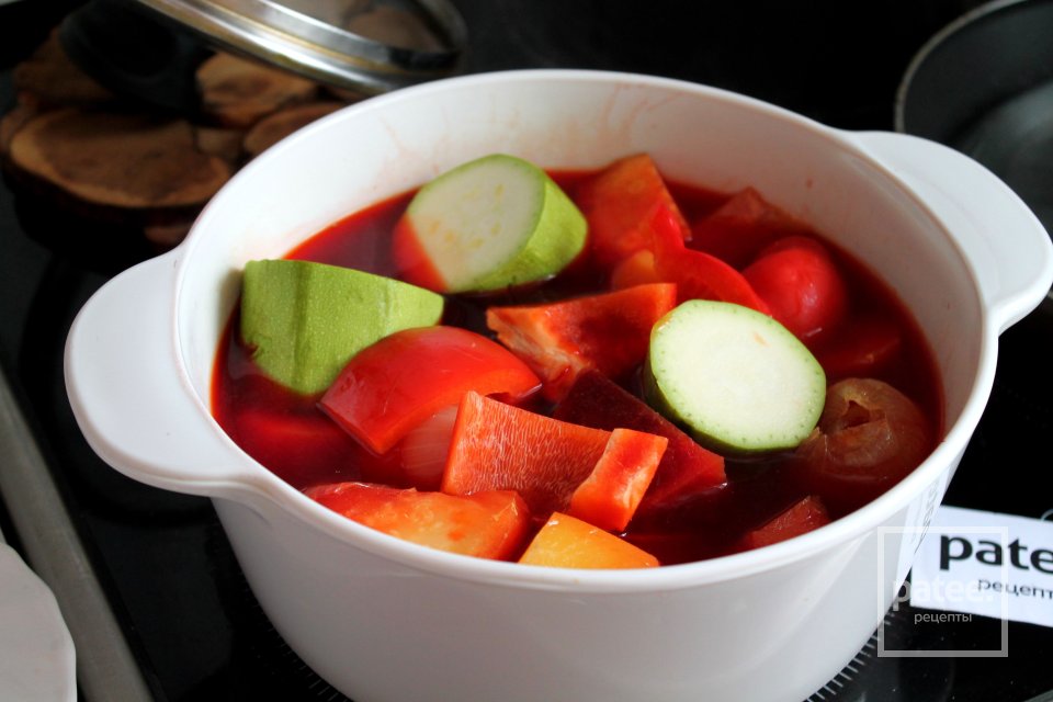 Крем-борщ на курином бульоне - Шаг 10