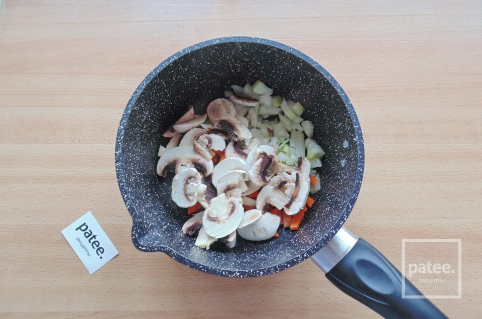 Булгур с грибами - Шаг 4