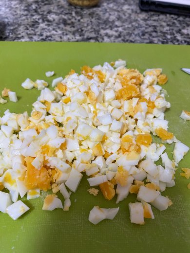 Тост-салат с лососем - Шаг 5