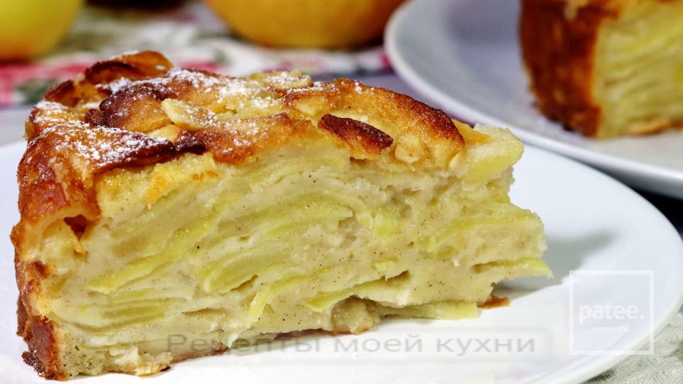 Сливочный пирог с яблоками - Шаг 13