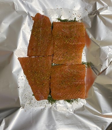 Форель запечённая с укропом и лимоном - Шаг 3