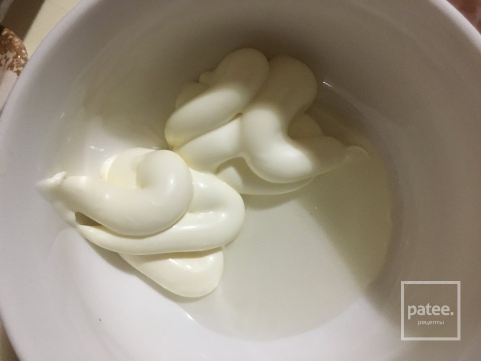 Салат с дайконом и копчёной курицей. - Шаг 6