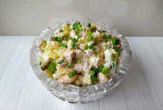 Салат с фасолью (без майонеза), обязательно попробуйте!