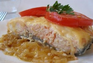 Запечённая семга с сыром 🐠