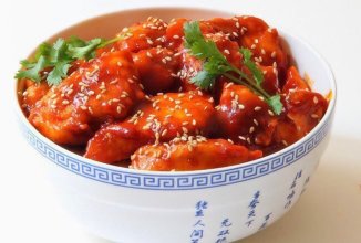 Жареная куриная грудка в томатном остро-сладком соусе 🐔