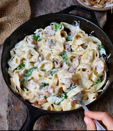 Паста «Альфредо» 🍝 - Шаг 1