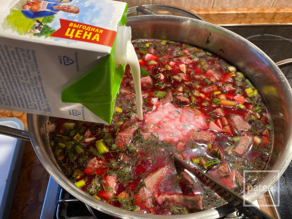 Господарский свекольник с языком - Шаг 12