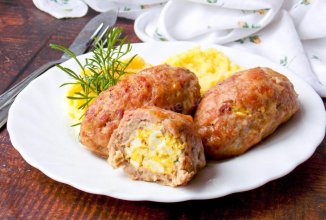 Зразы с яйцом в духовке 👍🏼