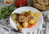 Буглама с куриными ножками в духовке