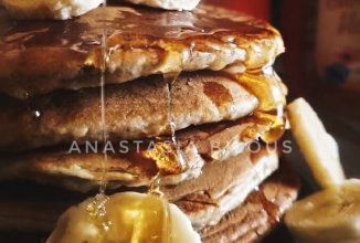 Панкейки с бананом