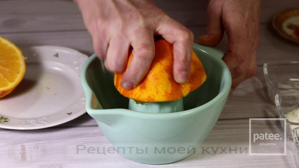 Тыквенный манник в заливке с апельсиновым вкусом - Шаг 3