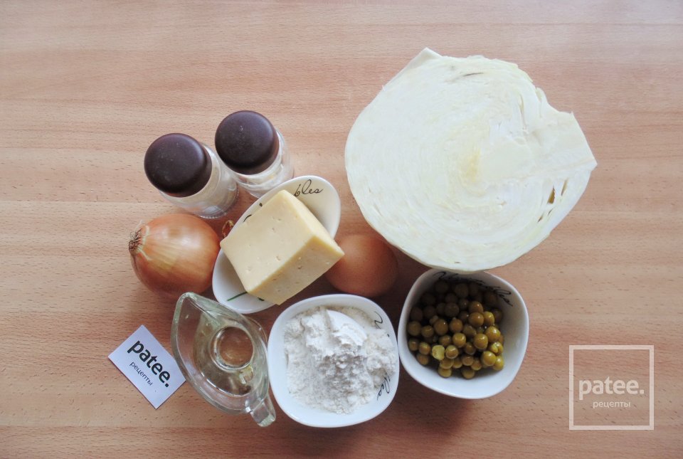 Запеканка из капусты с сыром на сковороде - Шаг 1