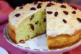 Быстрый творожный кулич без дрожжей