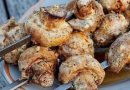 Шашлык из шампиньонов