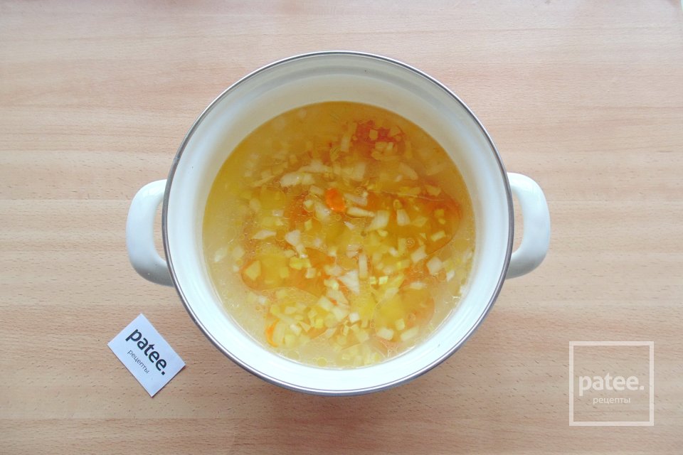 Суп с шампиньонами и лапшой удон - Шаг 6