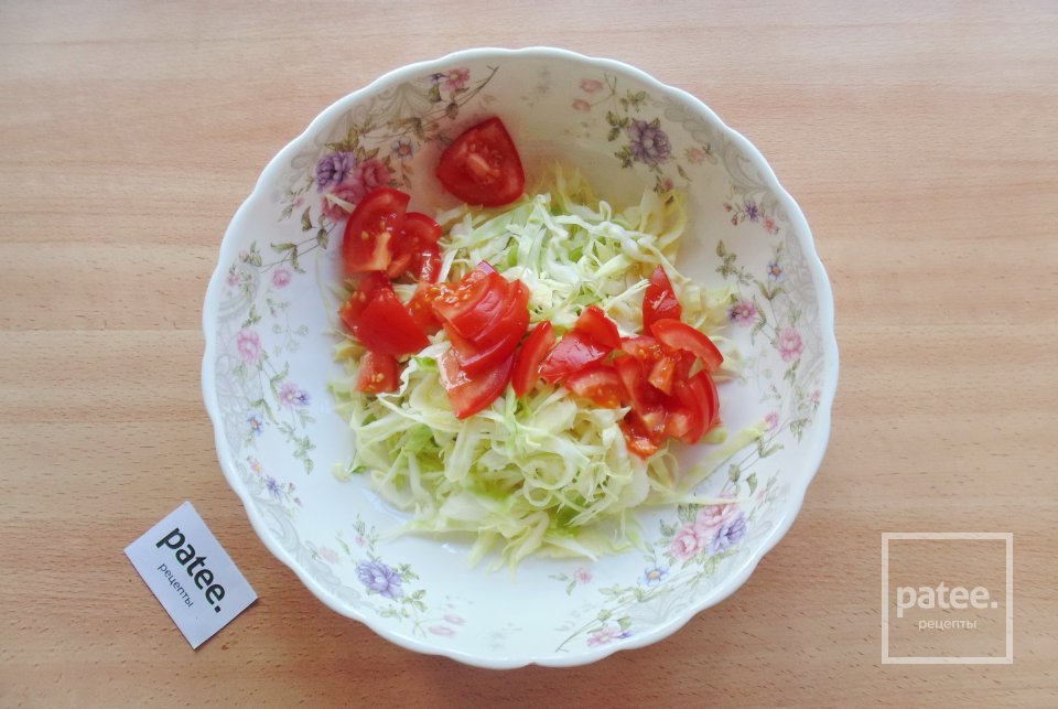 Капустный салат с кукурузой - Шаг 3