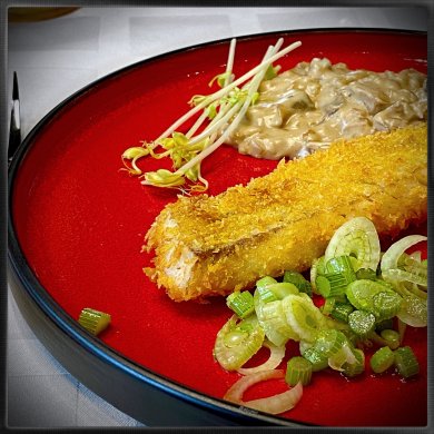 Судак в темпуре с белыми грибами и фенхелем - Шаг 15