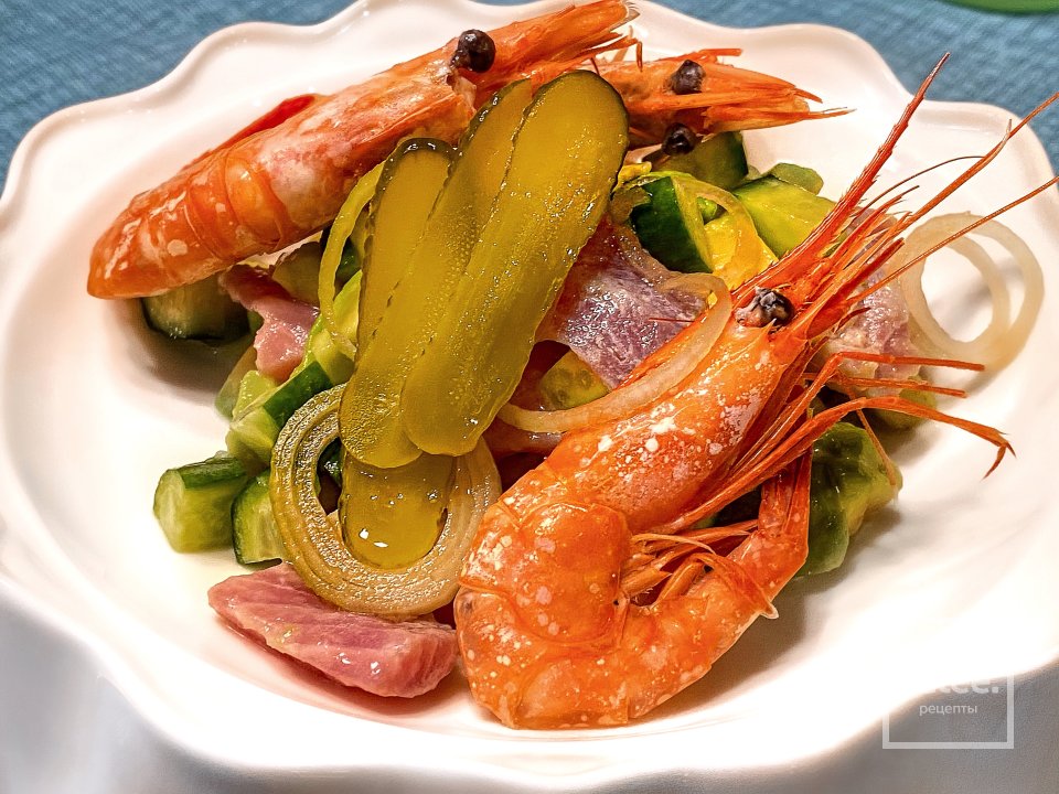 Севиче из тунца с креветками - Шаг 12