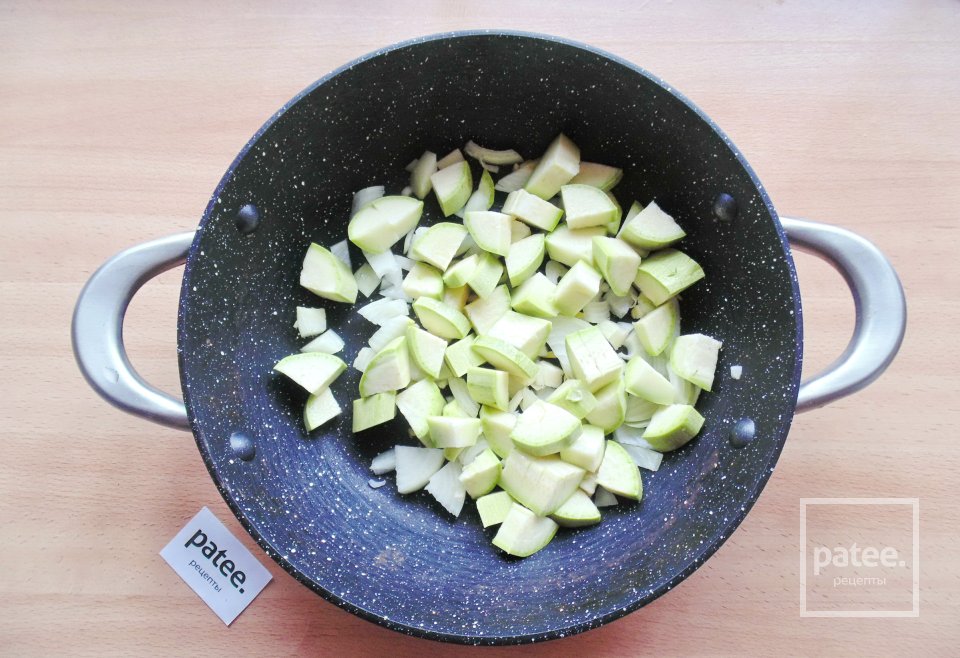 Овощная икра из кабачка, цуккини и тыквы - Шаг 3