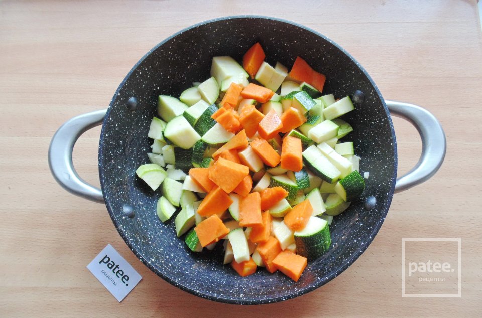 Овощная икра из кабачка, цуккини и тыквы - Шаг 5
