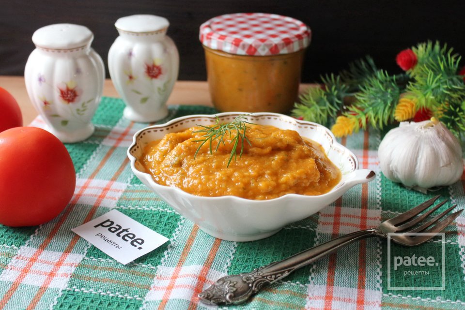 Овощная икра из кабачка, цуккини и тыквы - Шаг 11