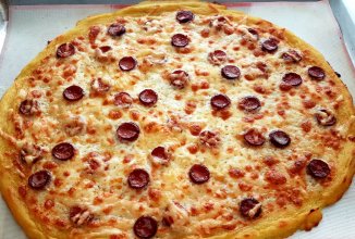 Пицца из толченки