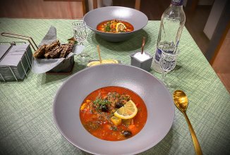 Мясная солянка ленивая