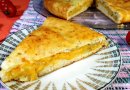 Пирог на кефире с картофелем и сыром
