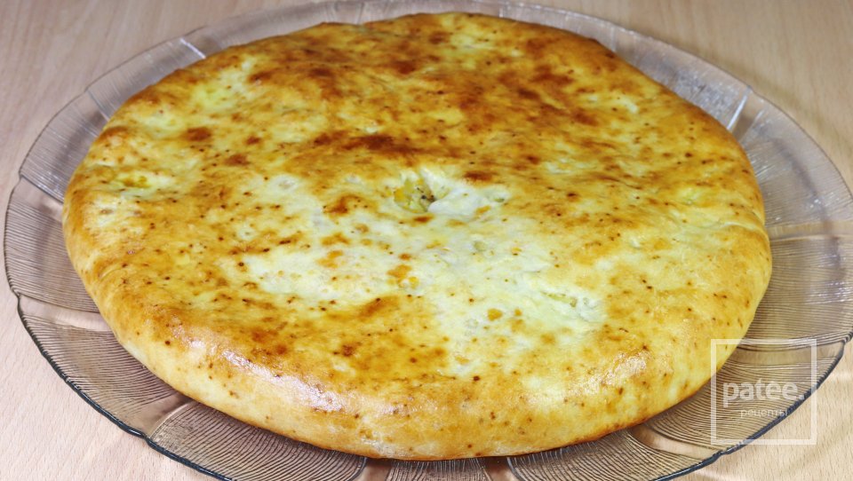 Пирог на кефире с картофелем и сыром - Шаг 13