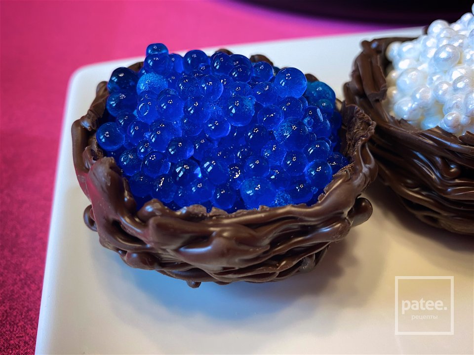 Кулич с цветами и фруктовой икрой - Шаг 13