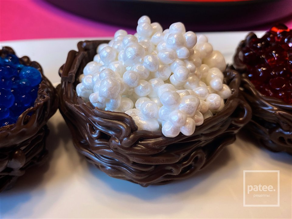 Кулич с цветами и фруктовой икрой - Шаг 15