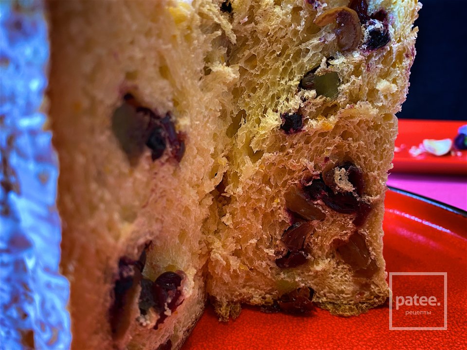 Кулич с цветами и фруктовой икрой - Шаг 16