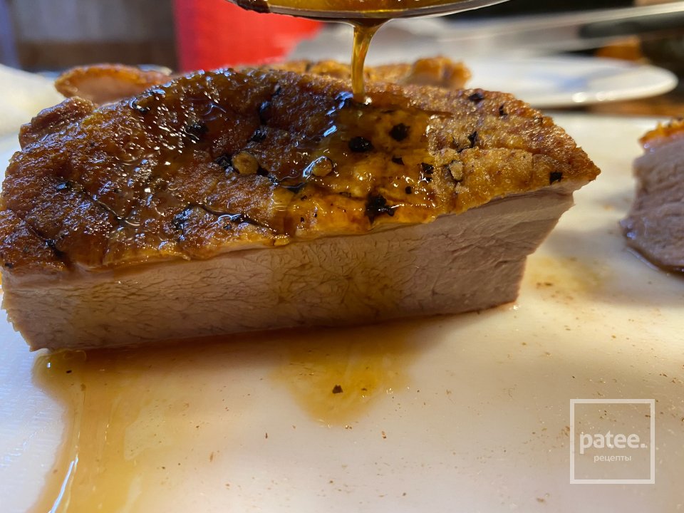 Жареная Утиная грудка с яблочными сливками - Шаг 13